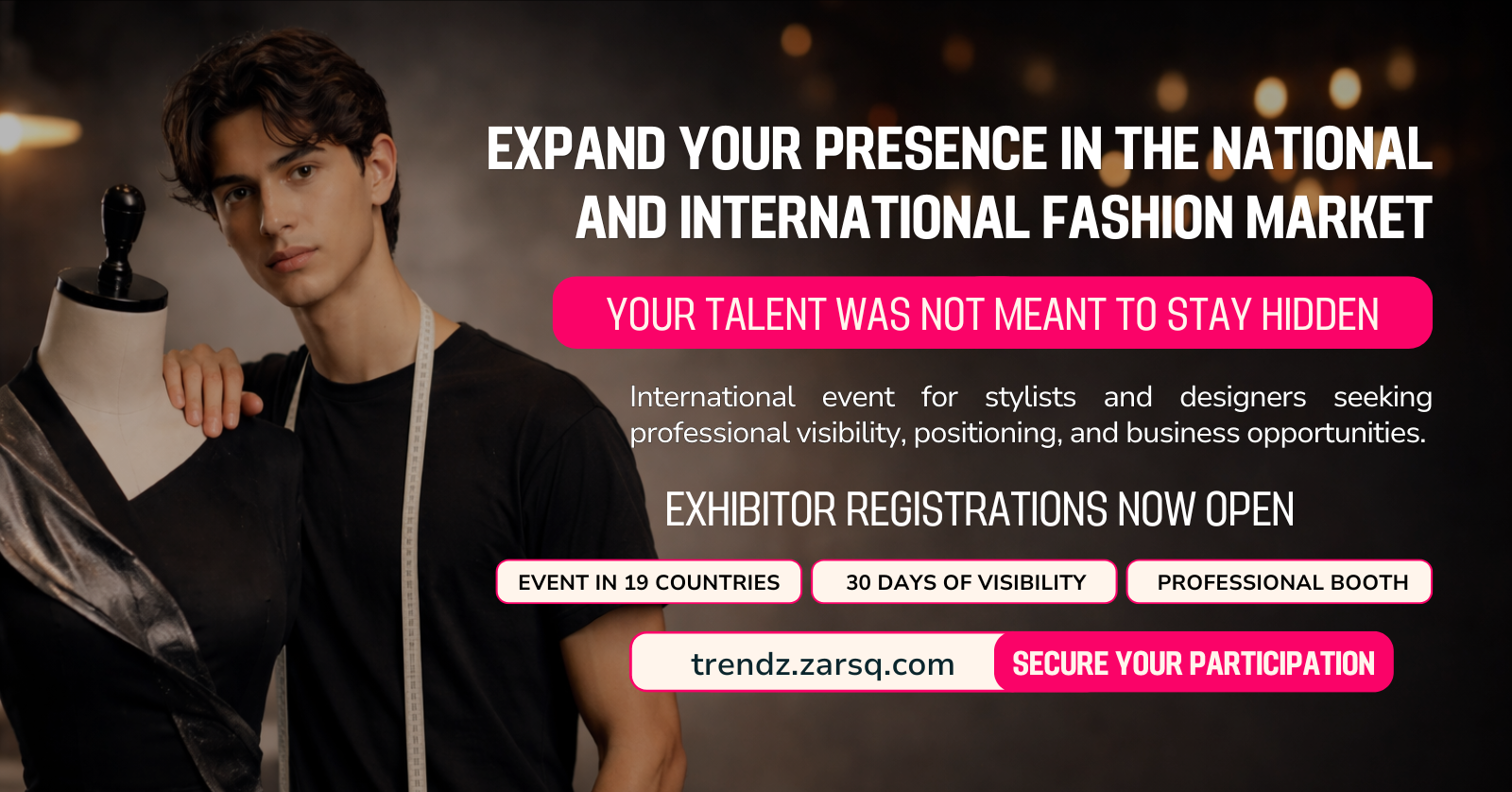 TrendZ — Exhibitor Registration | International Virtual Fashion Event | USD
