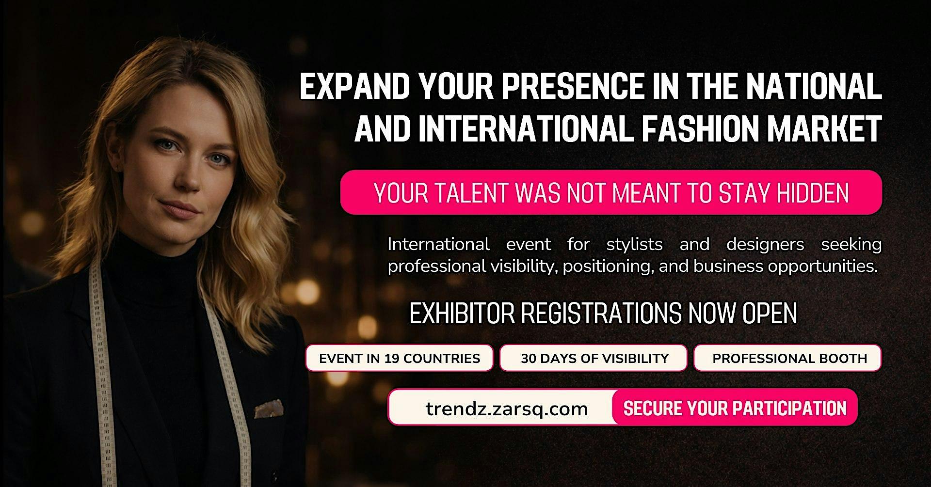 TrendZ — Exhibitor Registration | International Virtual Fashion Event | GBP