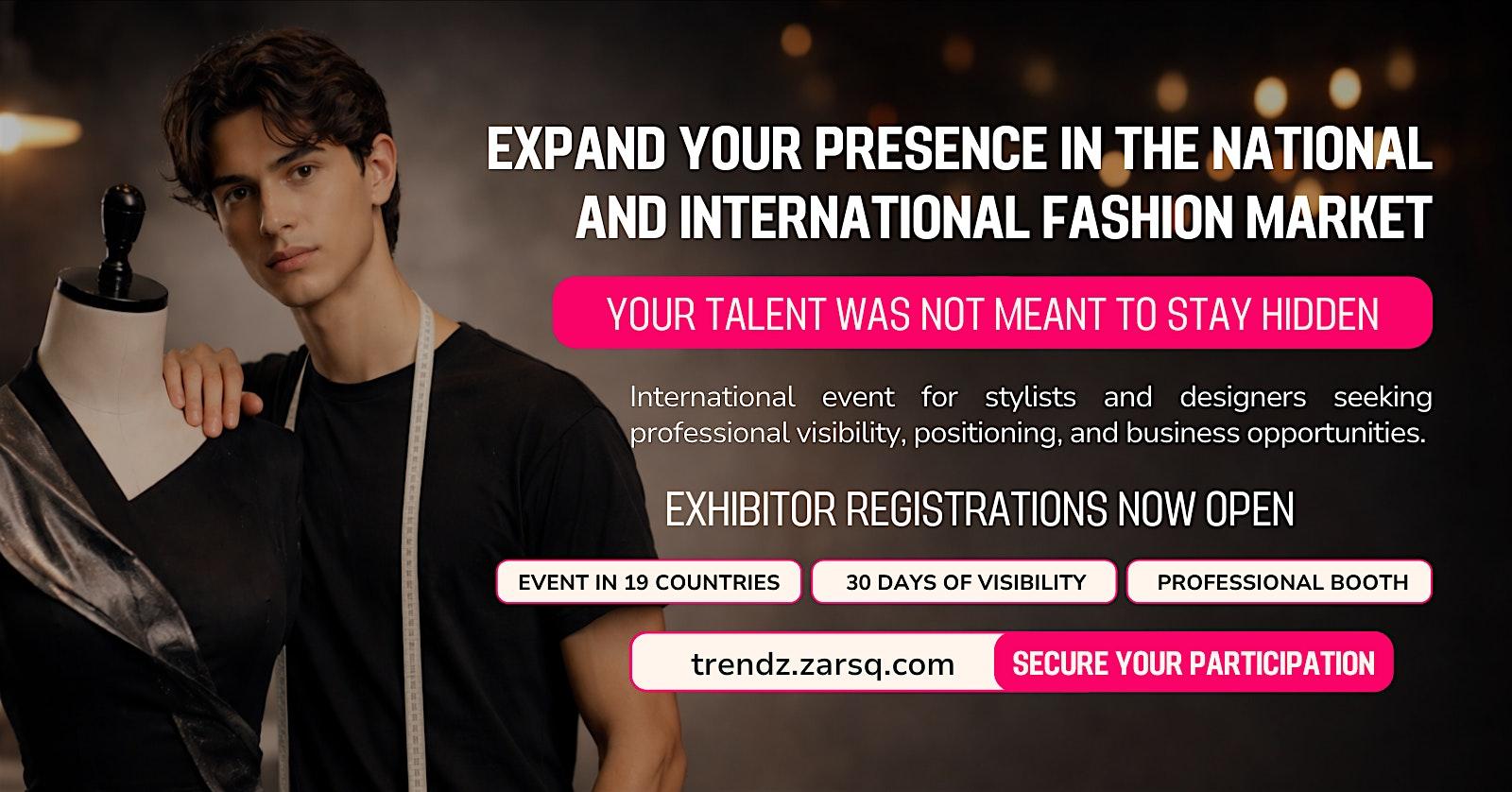 TrendZ — Exhibitor Registration | International Virtual Fashion Event | EUR